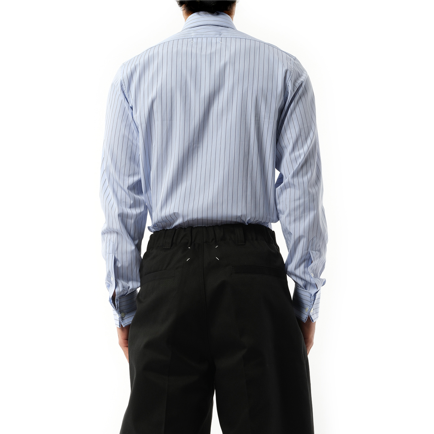 Classic Stripe Shirt in Light Blue