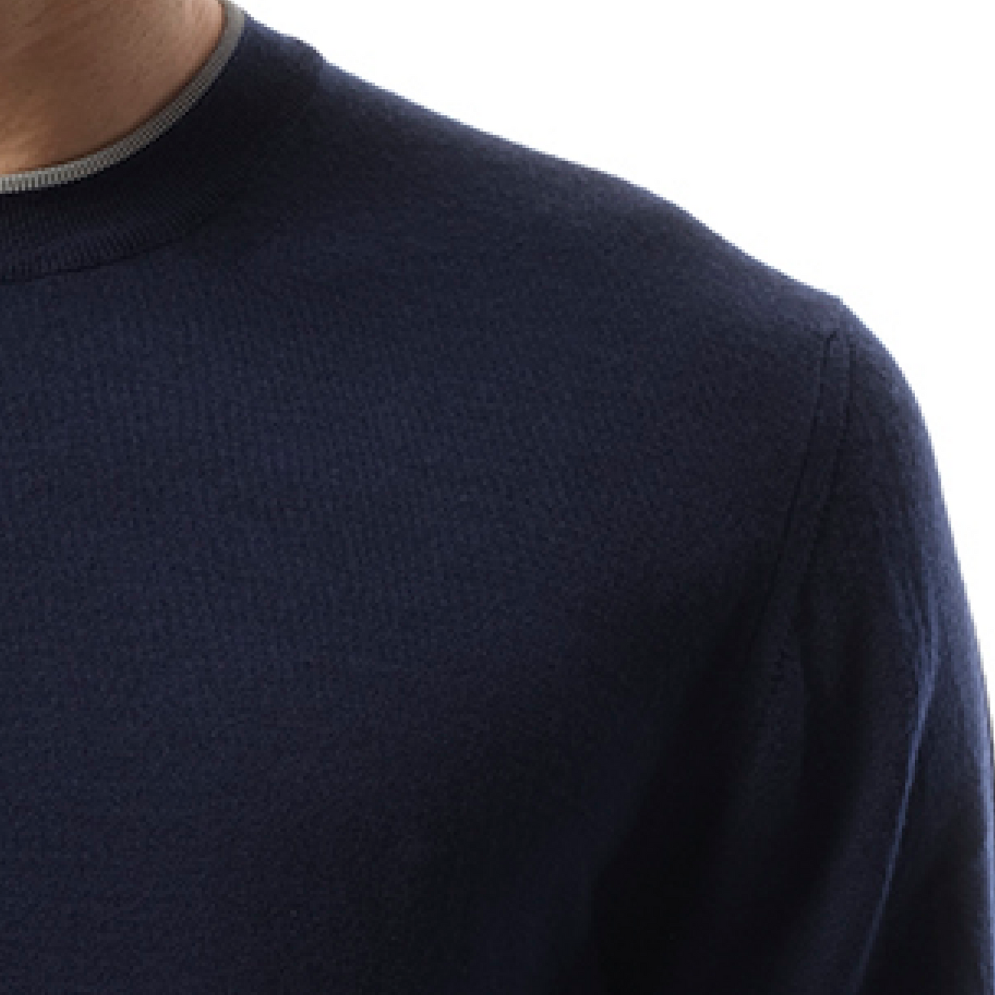 Dip Dye Jersey Stitch in Navy