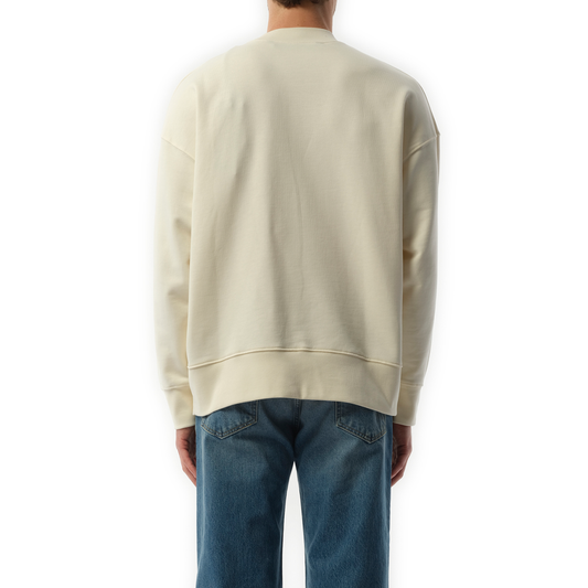 Bear in Mind Sweatshirt in Off White/Brown