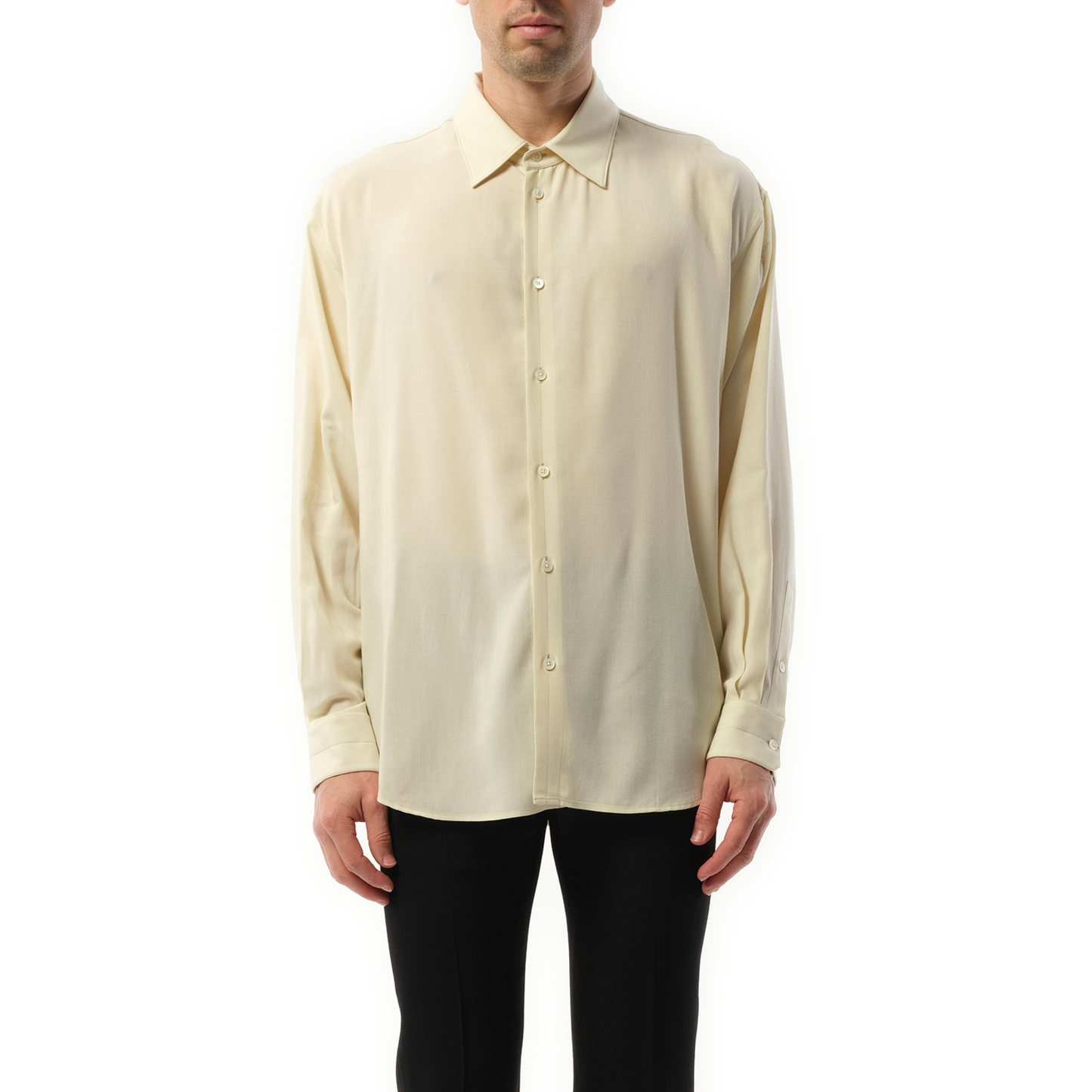 Relaxed Shirt in Cream