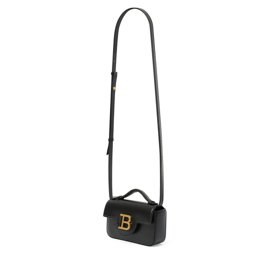 B-Buzz Mini 17 Calfskin Bag in Black