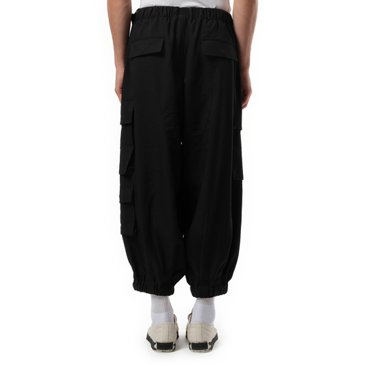 Sports Cargo Pants in Black