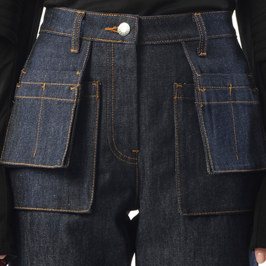 Utility Jeans in Raw Indigo