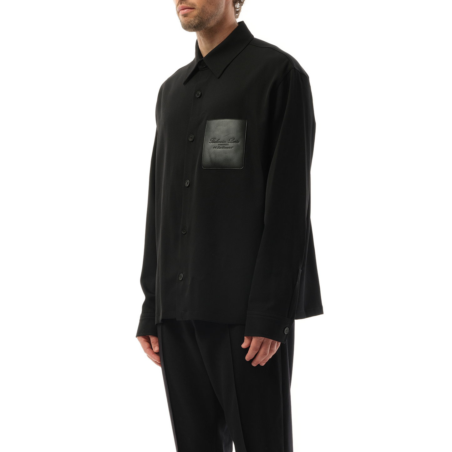 Couture Label GDP Overshirt in Black