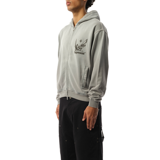 Spirits of Summer Zip Hoodie in Mist