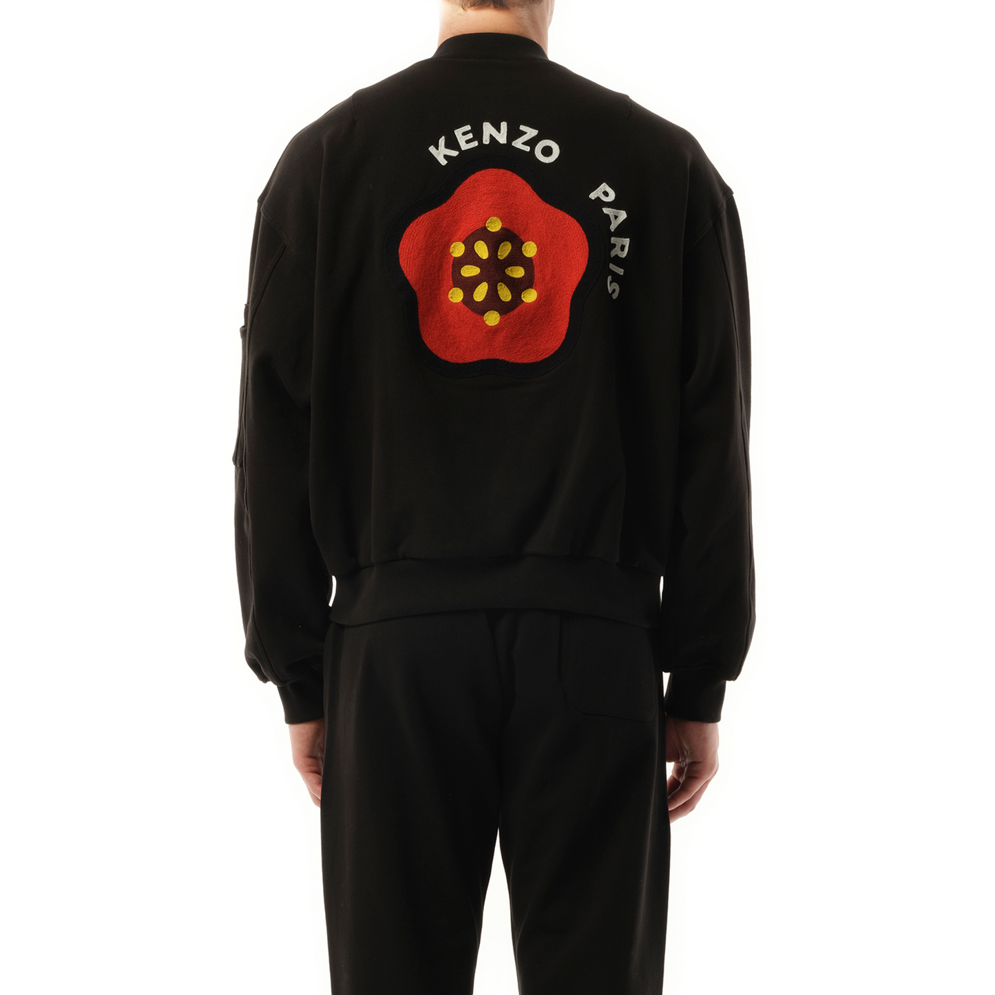 Kenzo Pop Embroidered Bomber in Black