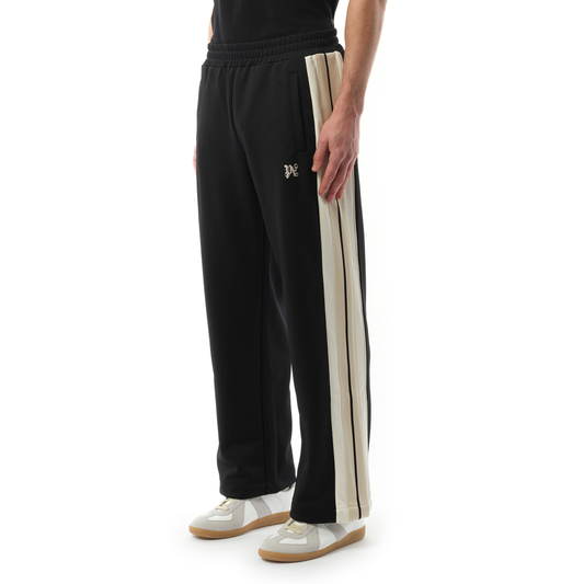 New Monogram Track Pants in Black/Off White