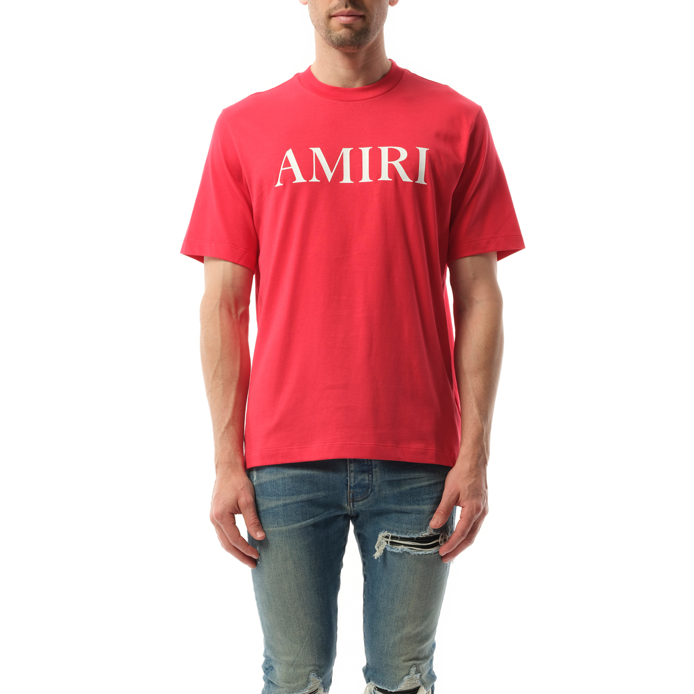 Amiri Core Logo T-Shirt in Red