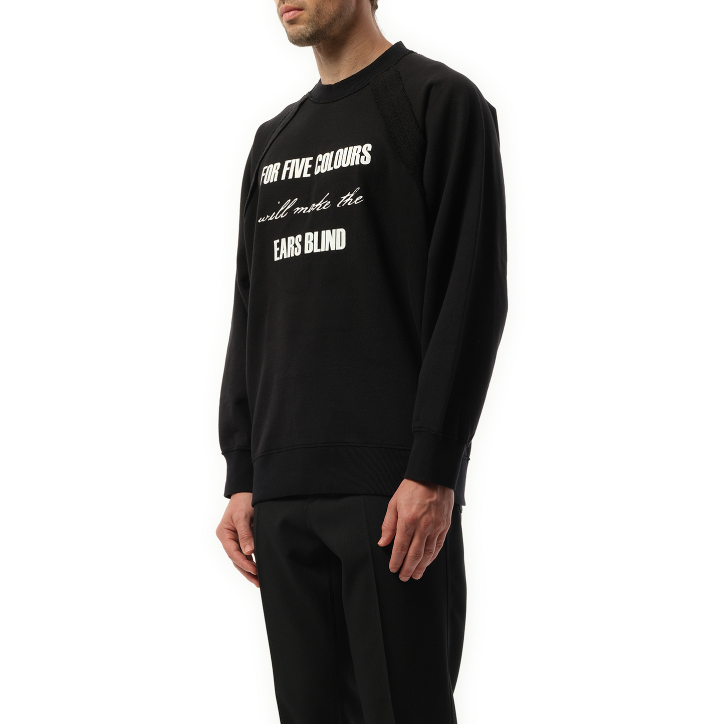 Back Logo Sweatshirt in Black1