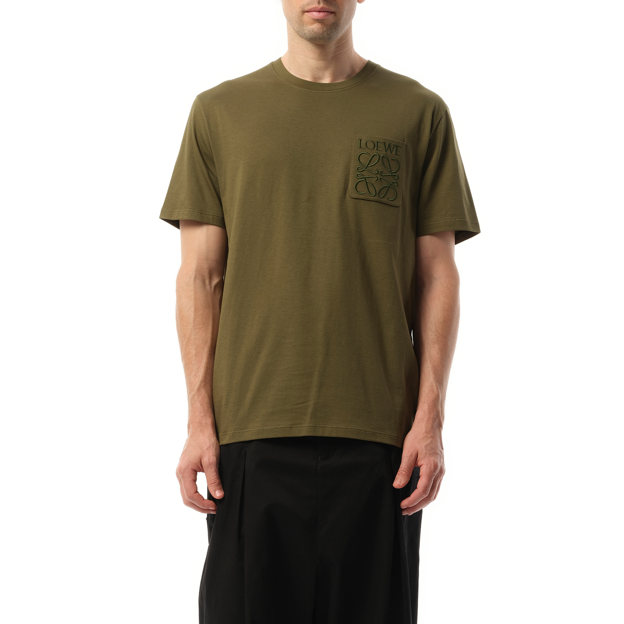 Relaxed Anagram T-Shirt in Khaki