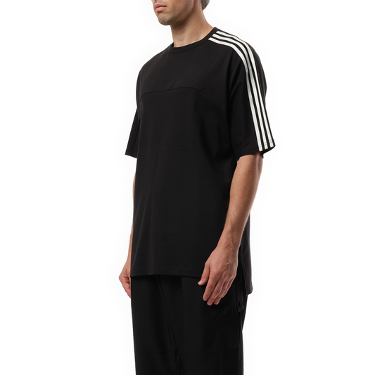 3 Stripe T-Shirt in Black