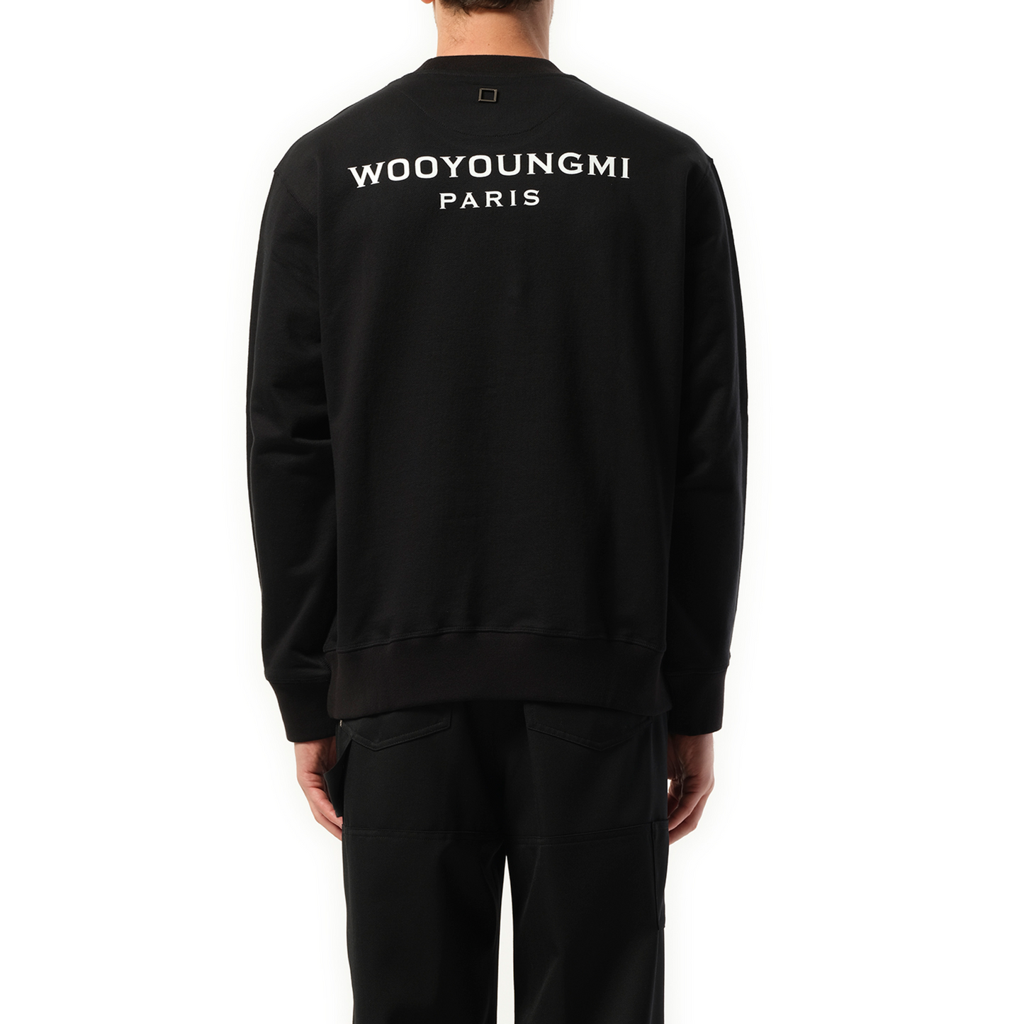 Logo Patch Sweatshirt in Black