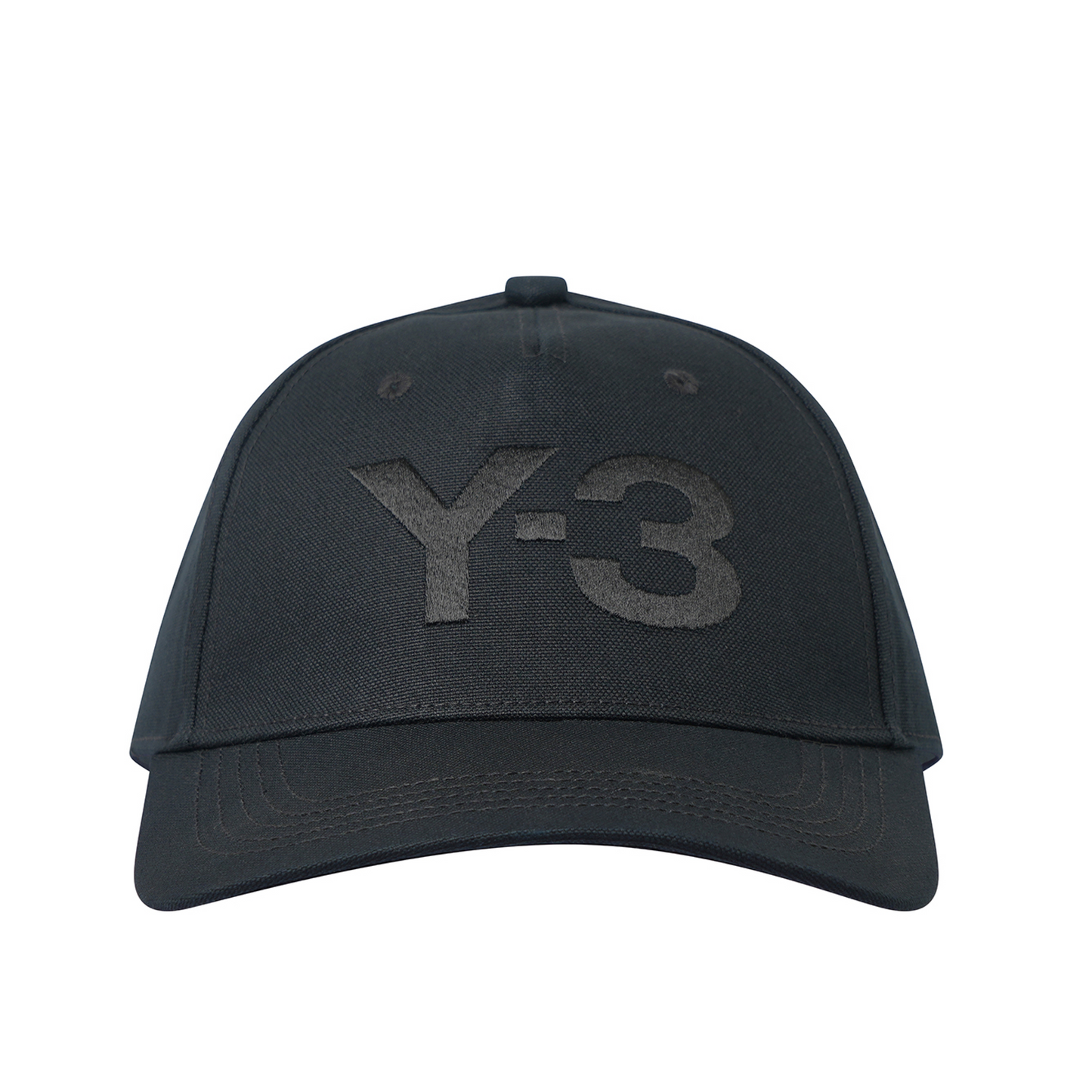 Y-3 Tonal Logo Cap in Black