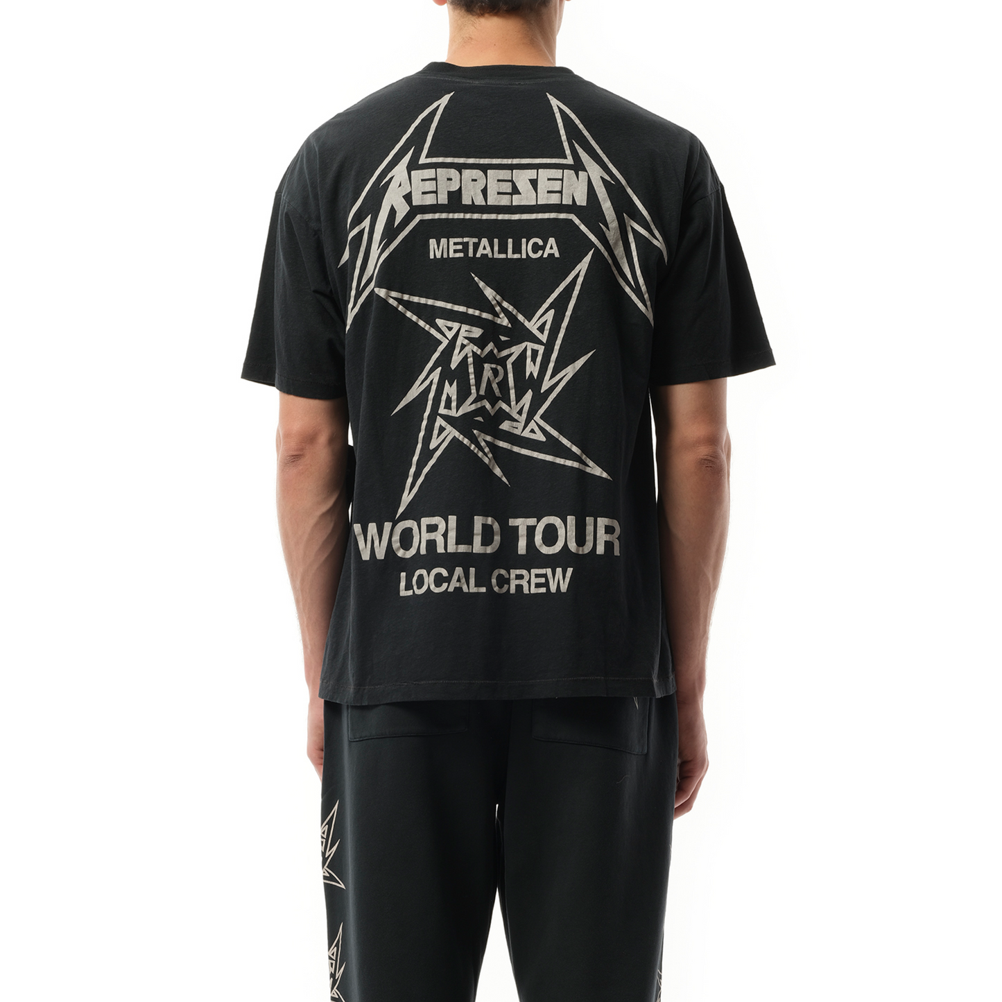 Metallica 40 Year Anniversary T-Shirt in Stained Black