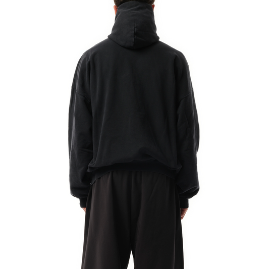 Liquified 3B Large Fit Hoodie in Washed Black