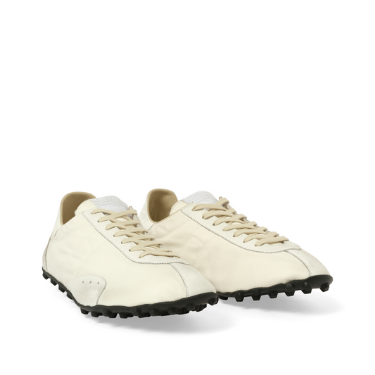 Sprinters Low Top Sneaker in White/Birch