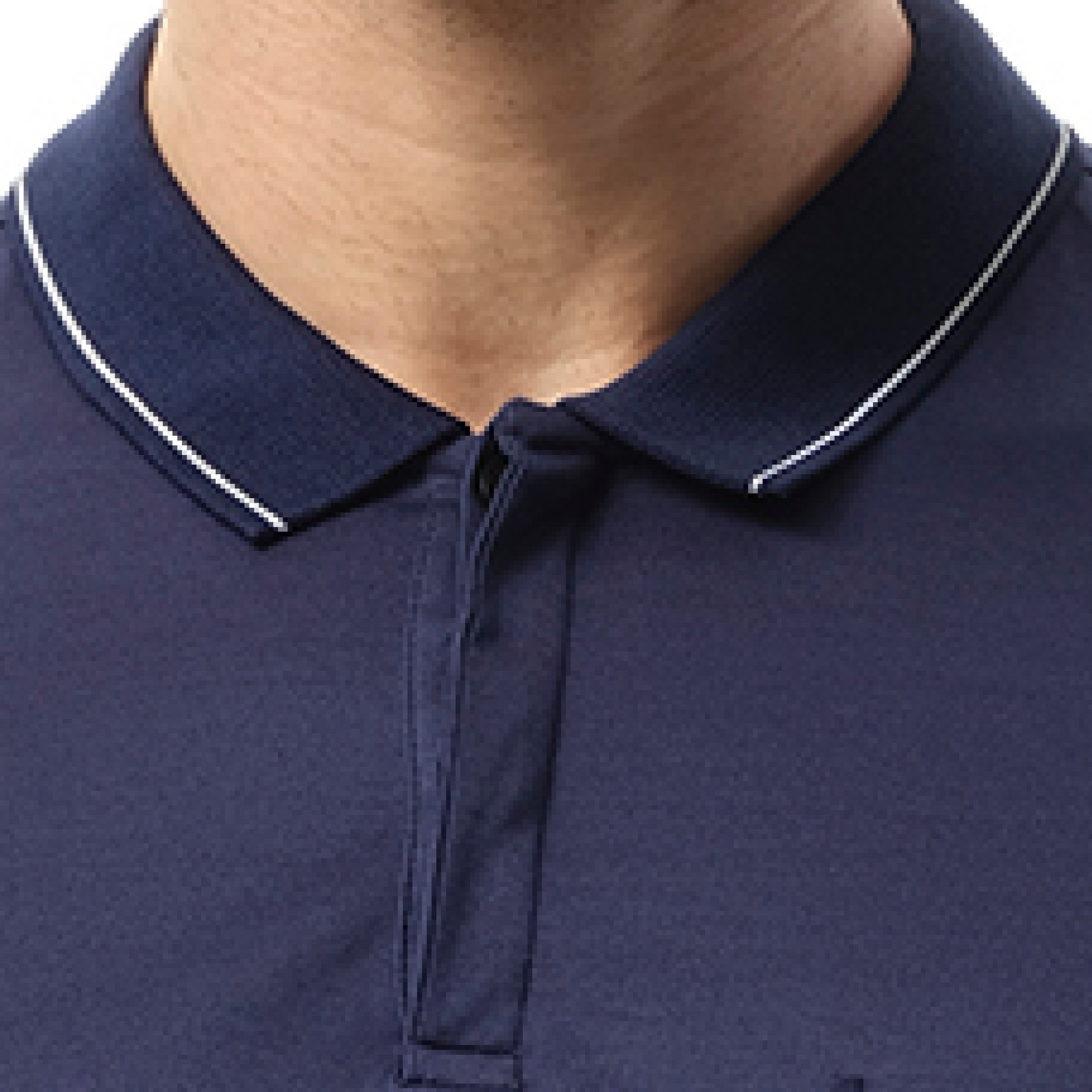 Cut Tape Polo in Blue