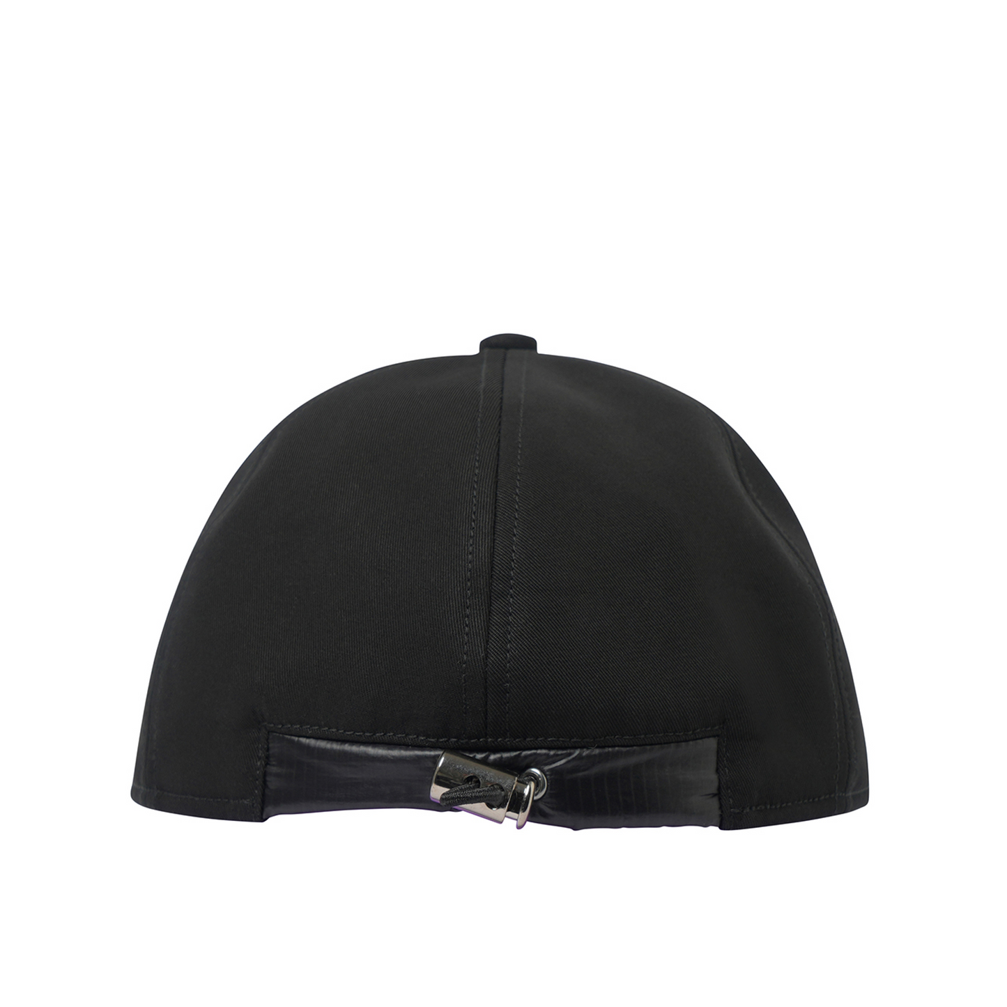 Back Drawstring Cap in Black