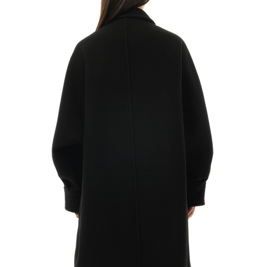 Iconic Wool Coat in Black