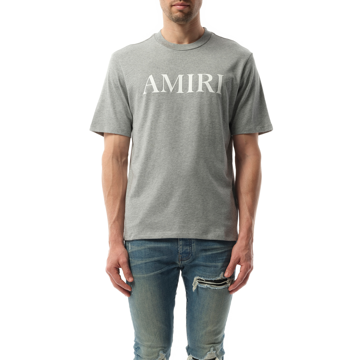 Amiri Core Logo T-Shirt in Grey