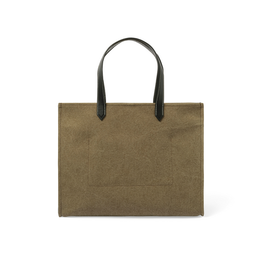 B-Army Medium Canvas  Shopper Bag in Khaki/Black