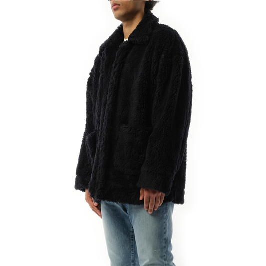 Organic Cotton Hand Paint Jacket in Black