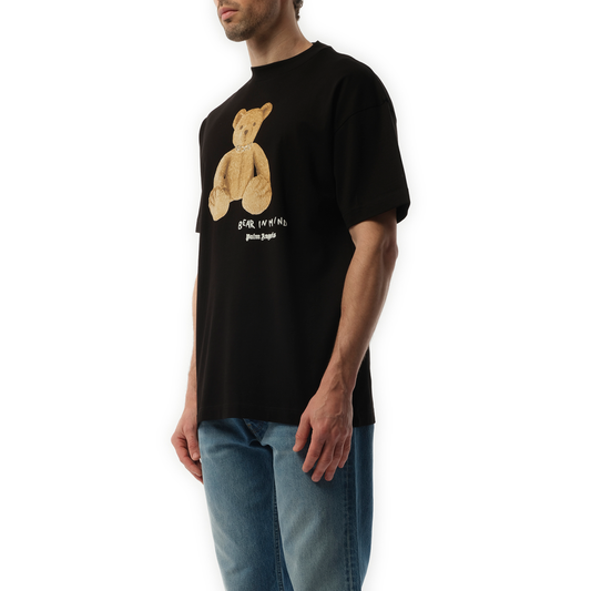 Bear in Mind Regular T-Shirt in Black/Brown