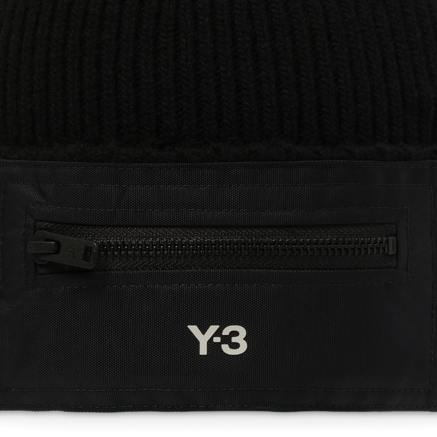 Y-3 Pocket Beanie in Black