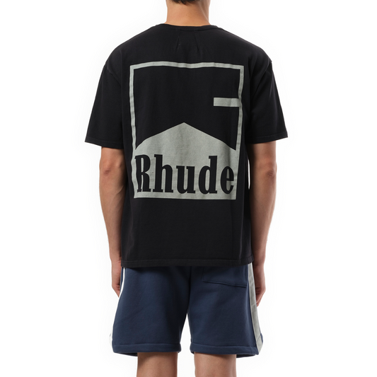 Rhude Chevron T-Shirt in Vintage Black