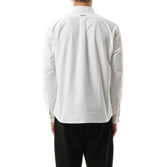 Kenzo Pop Crest Casual Shirt in White