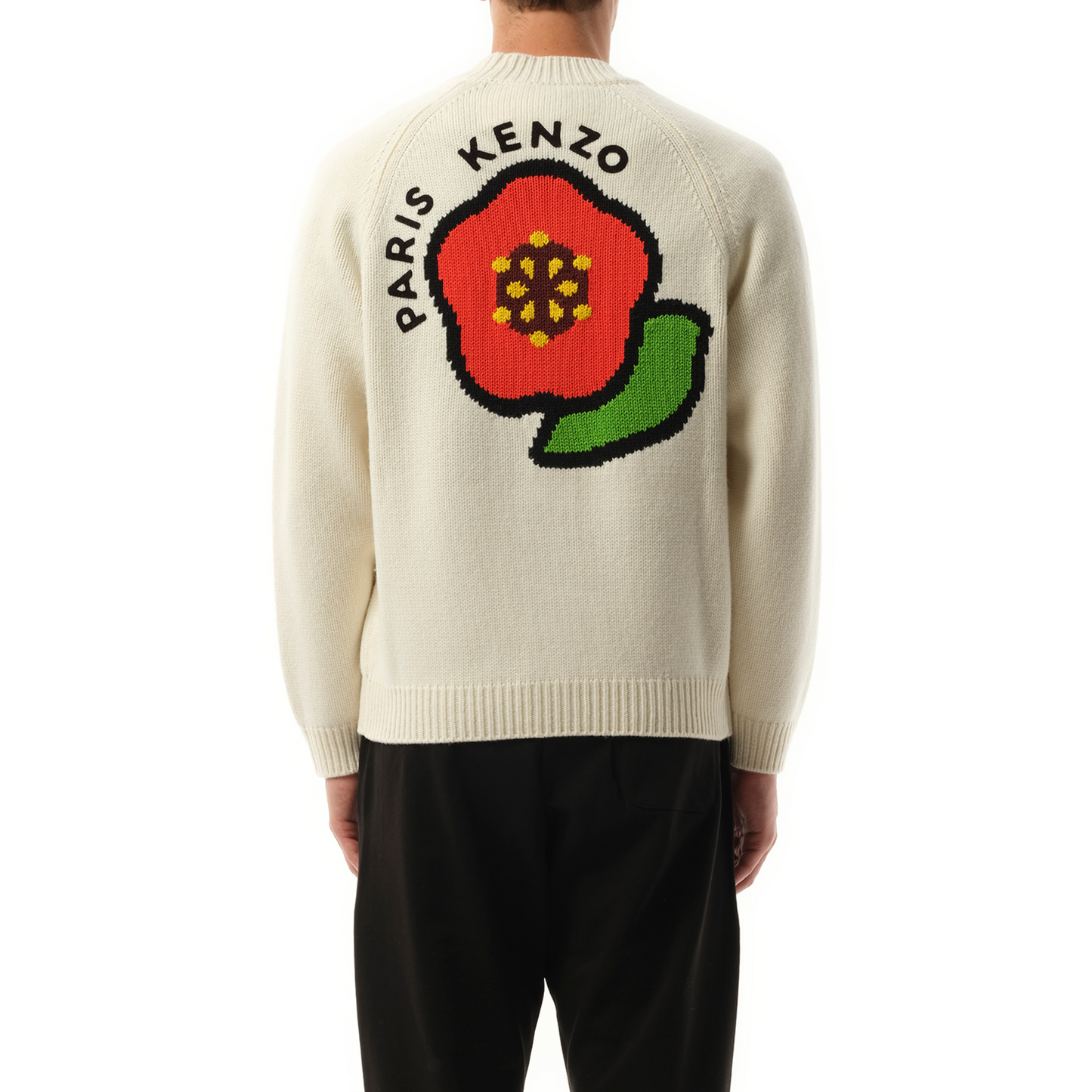 Kenzo Pop Cardigan in Off White