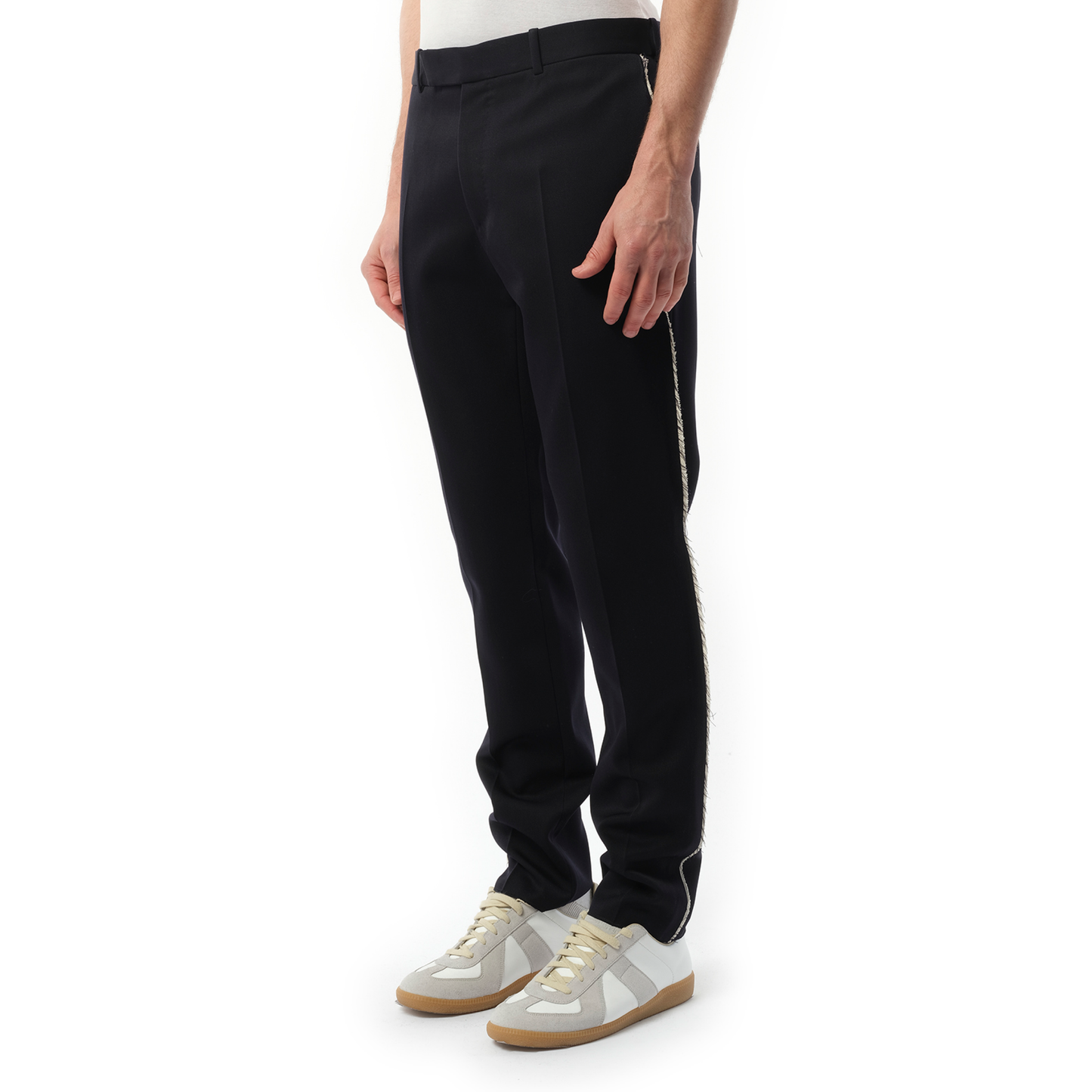 Slim Cut Pants in Navy