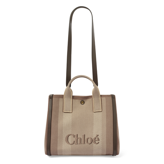 Chloe Carry Medium Tote Bag in Kohl Brown