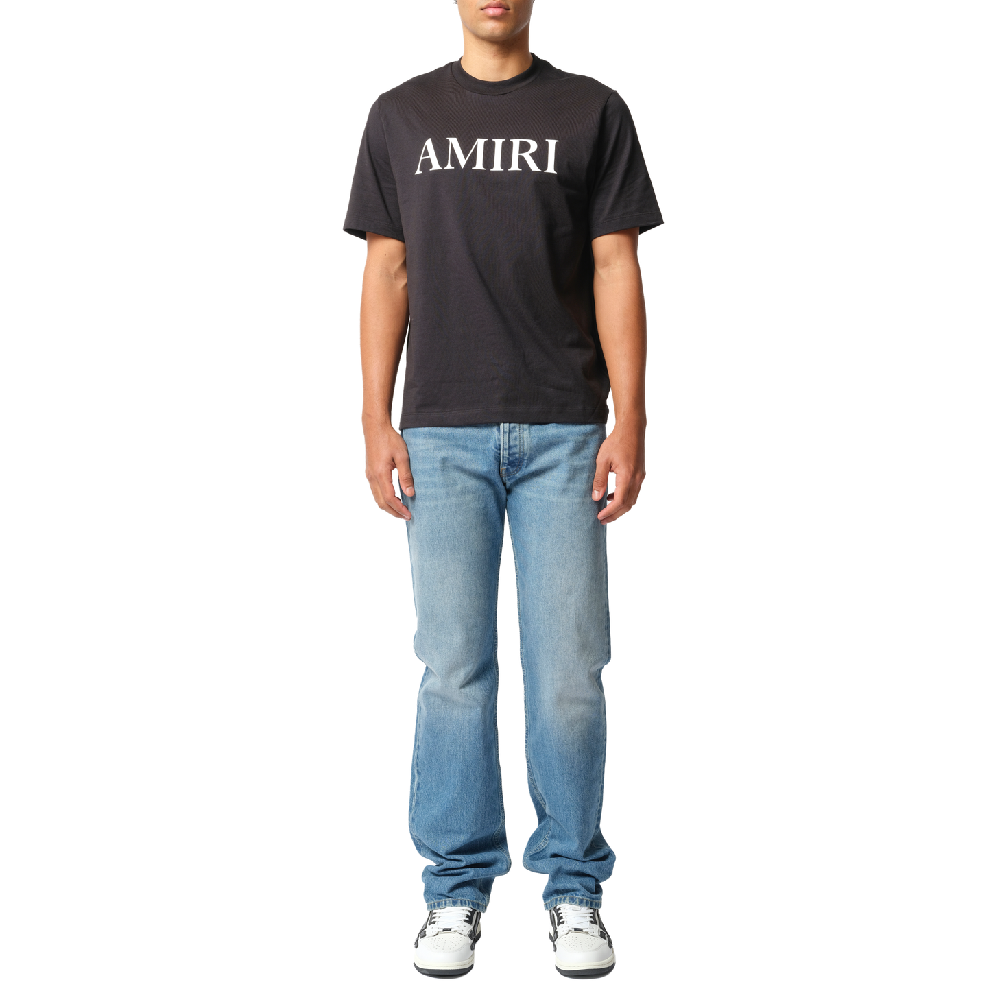 Amiri Core Logo T-Shirt in Black/White