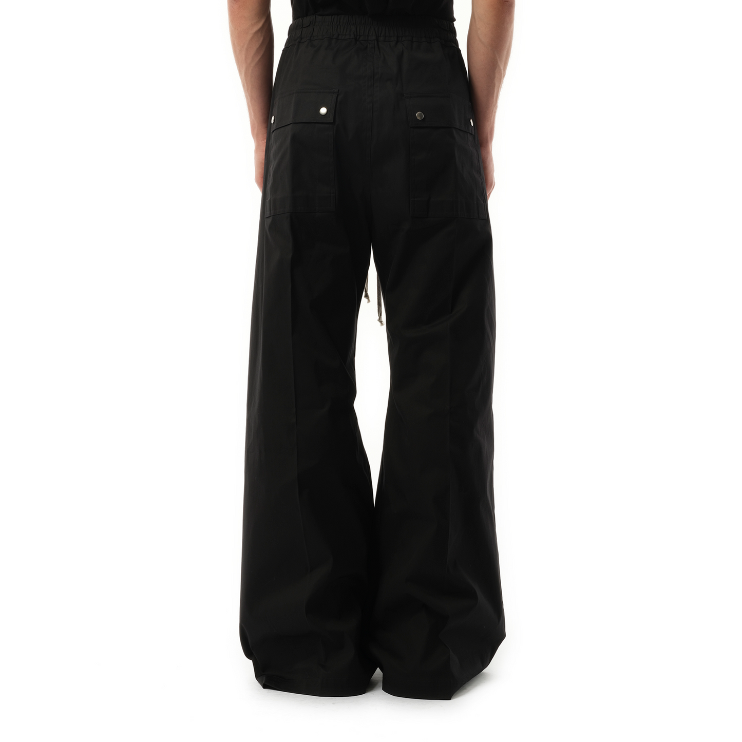 Heavy Cotton Wide Bela Pants in Black