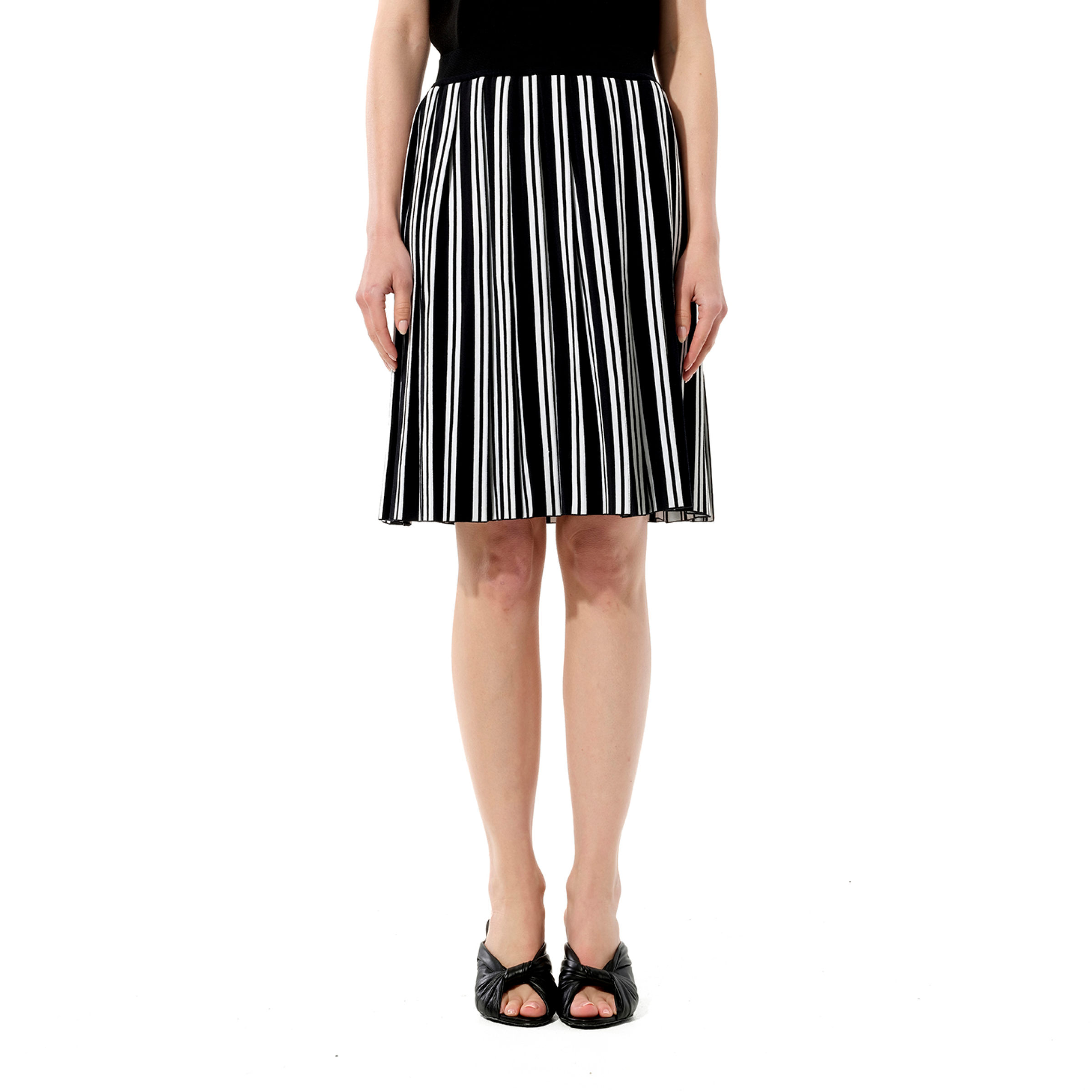 Graph Skirt in Black/White