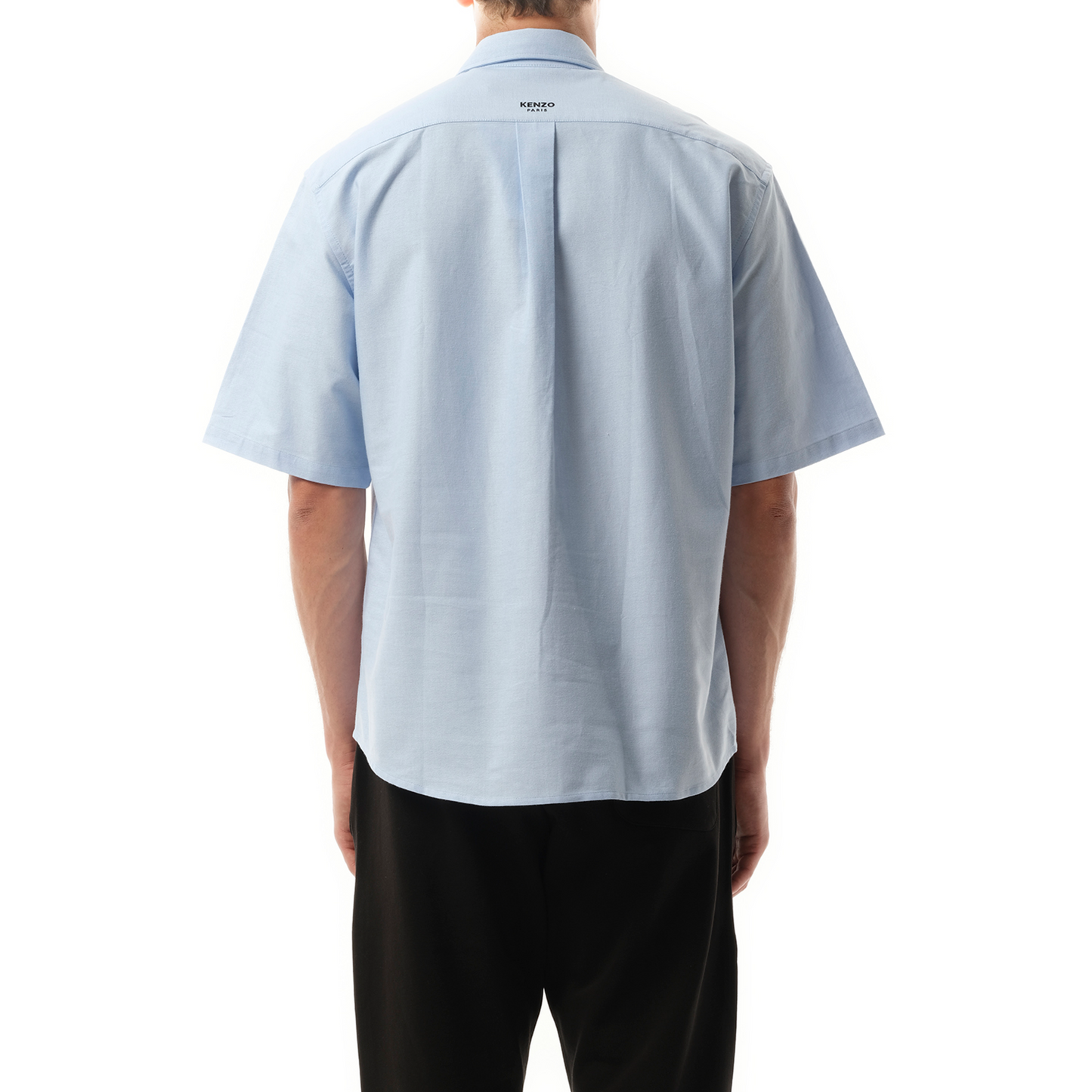 Kenzo Pop Crest Short Sleeve Shirt in Sky Blue