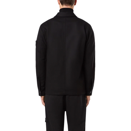 Compass Shirt Jacket in Black