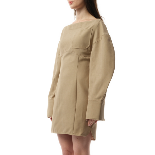 La Robe Chemise Casaco in Beige