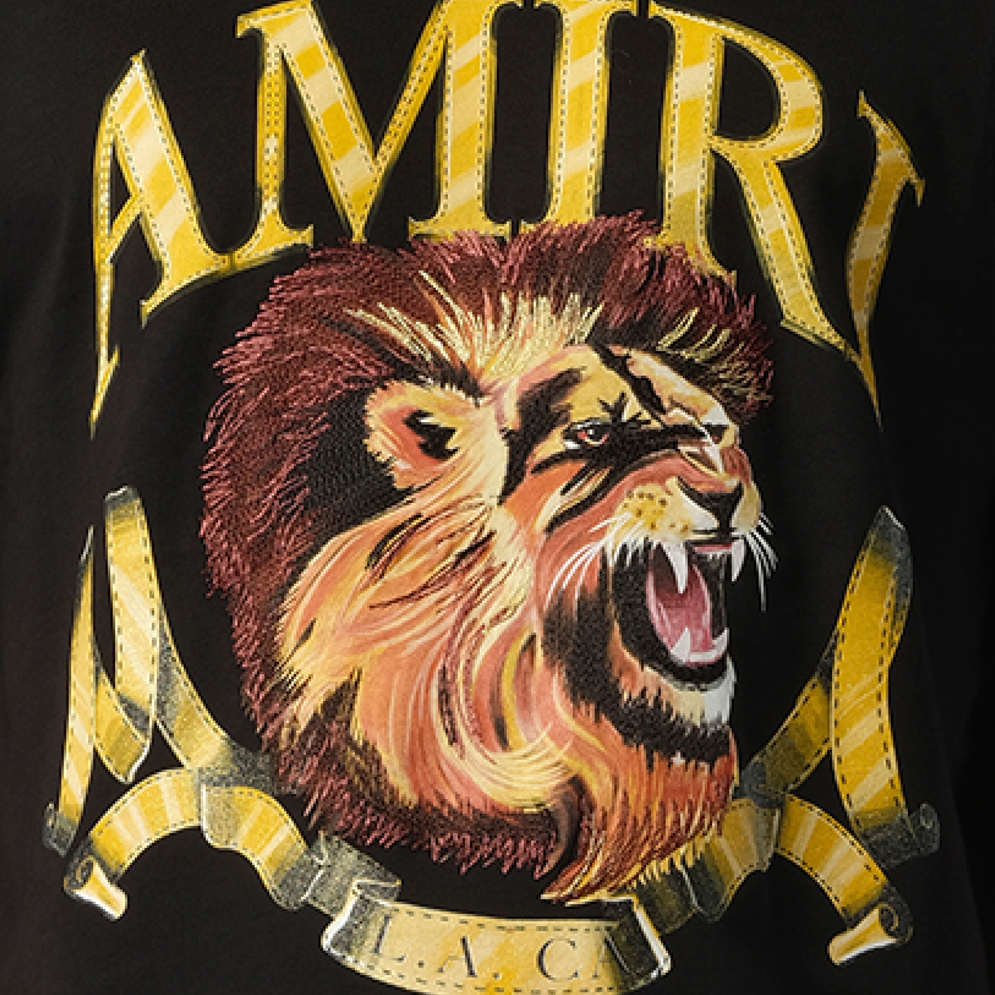 Amiri Lion T-Shirt in Black