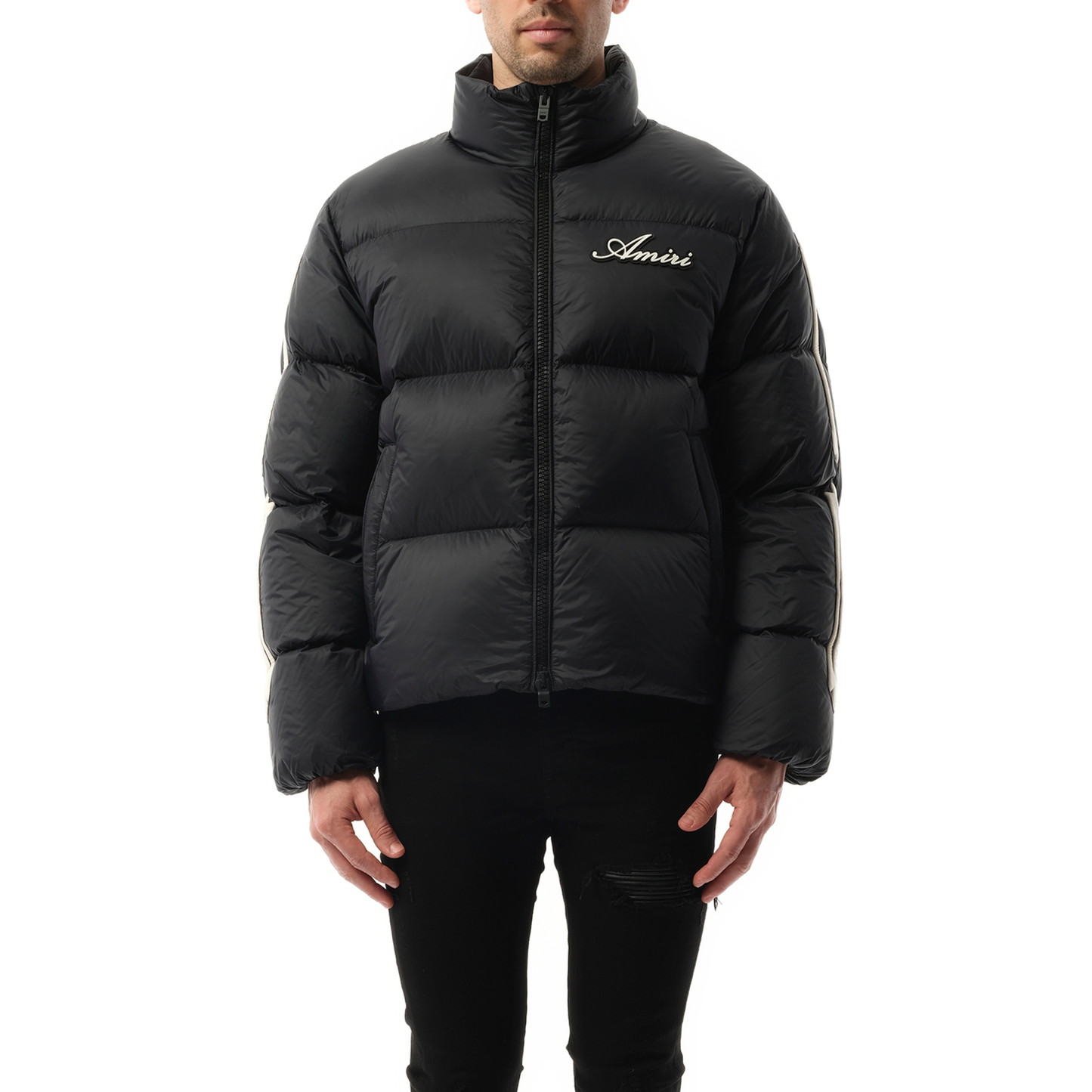 Bones Down Jacket in Black