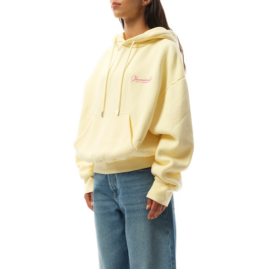 Le Hoodie Corto Uni Club in Beige