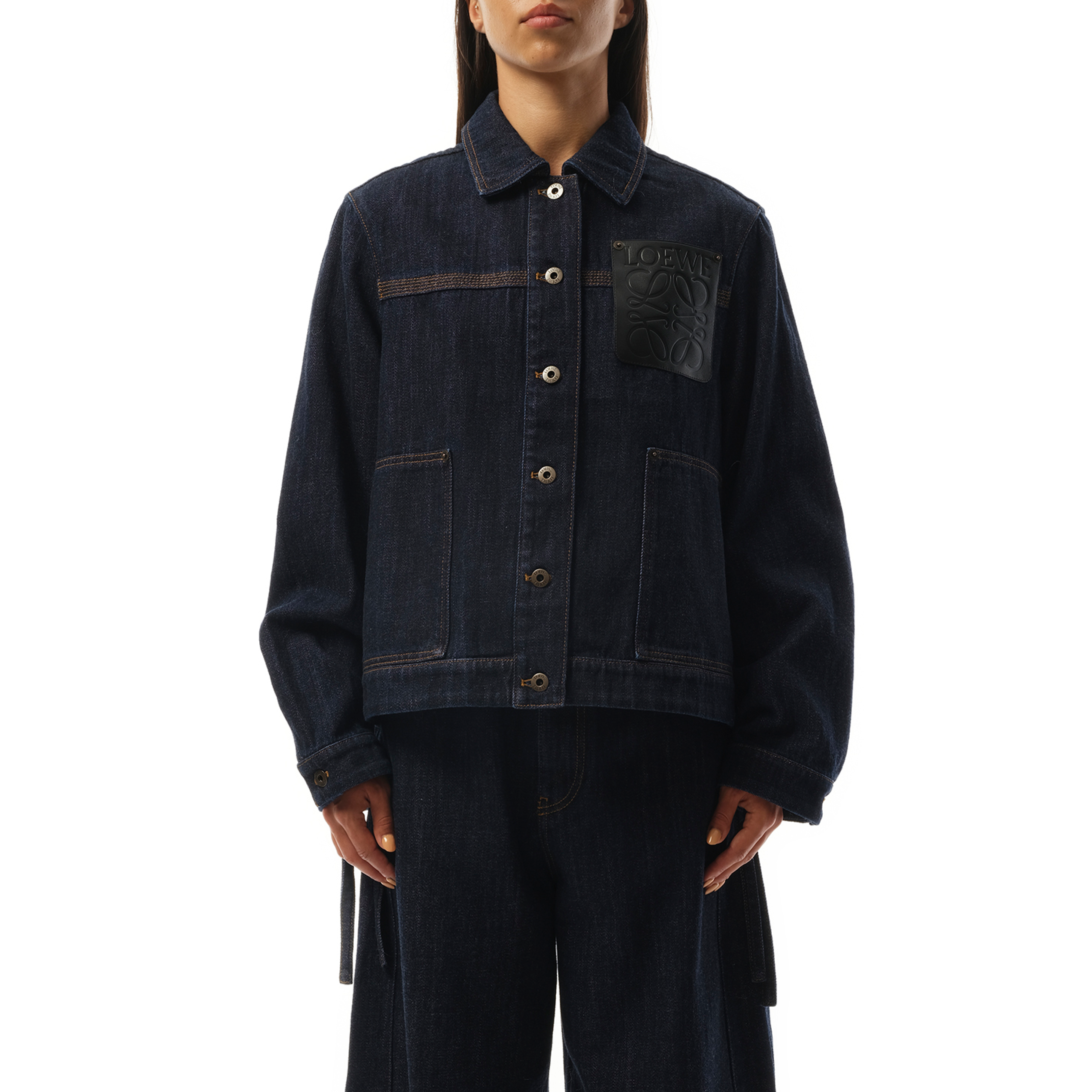 Workwear Jacket in Indigo Blue