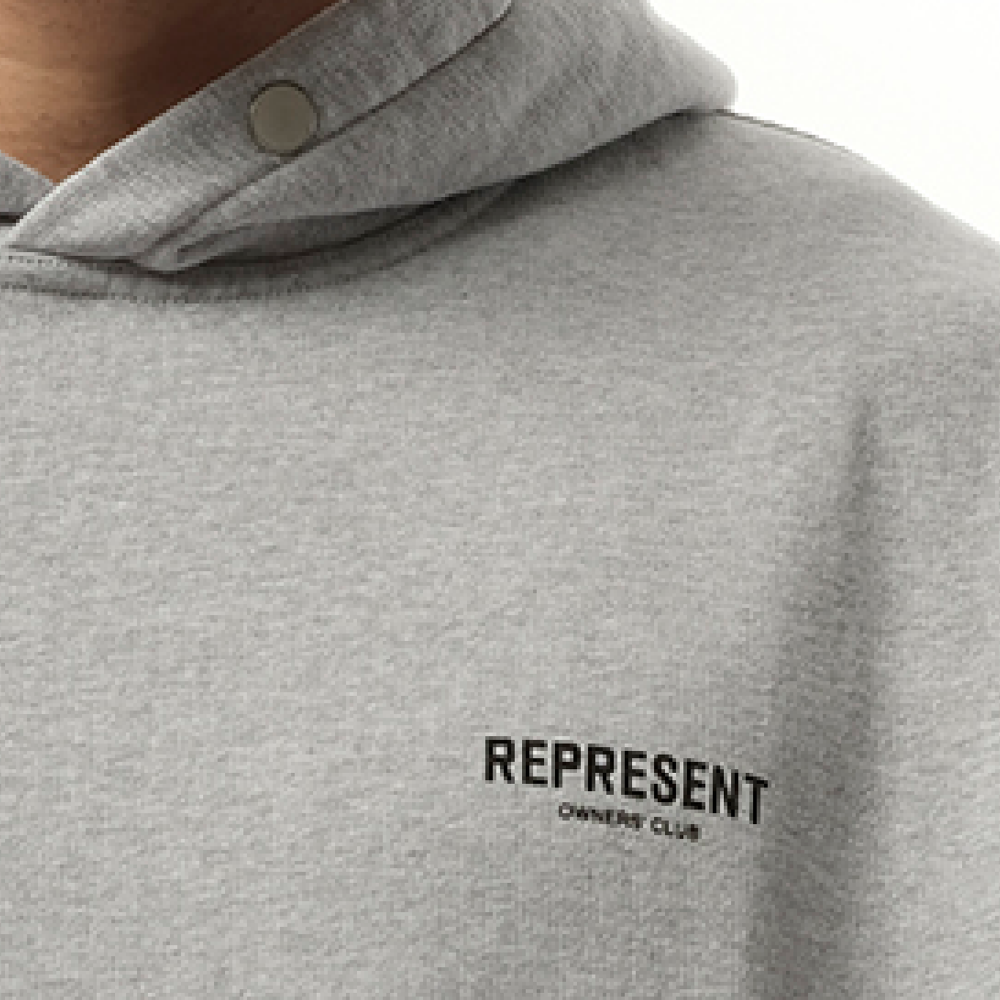 Represent Owners Club Hoodie in Ash Grey