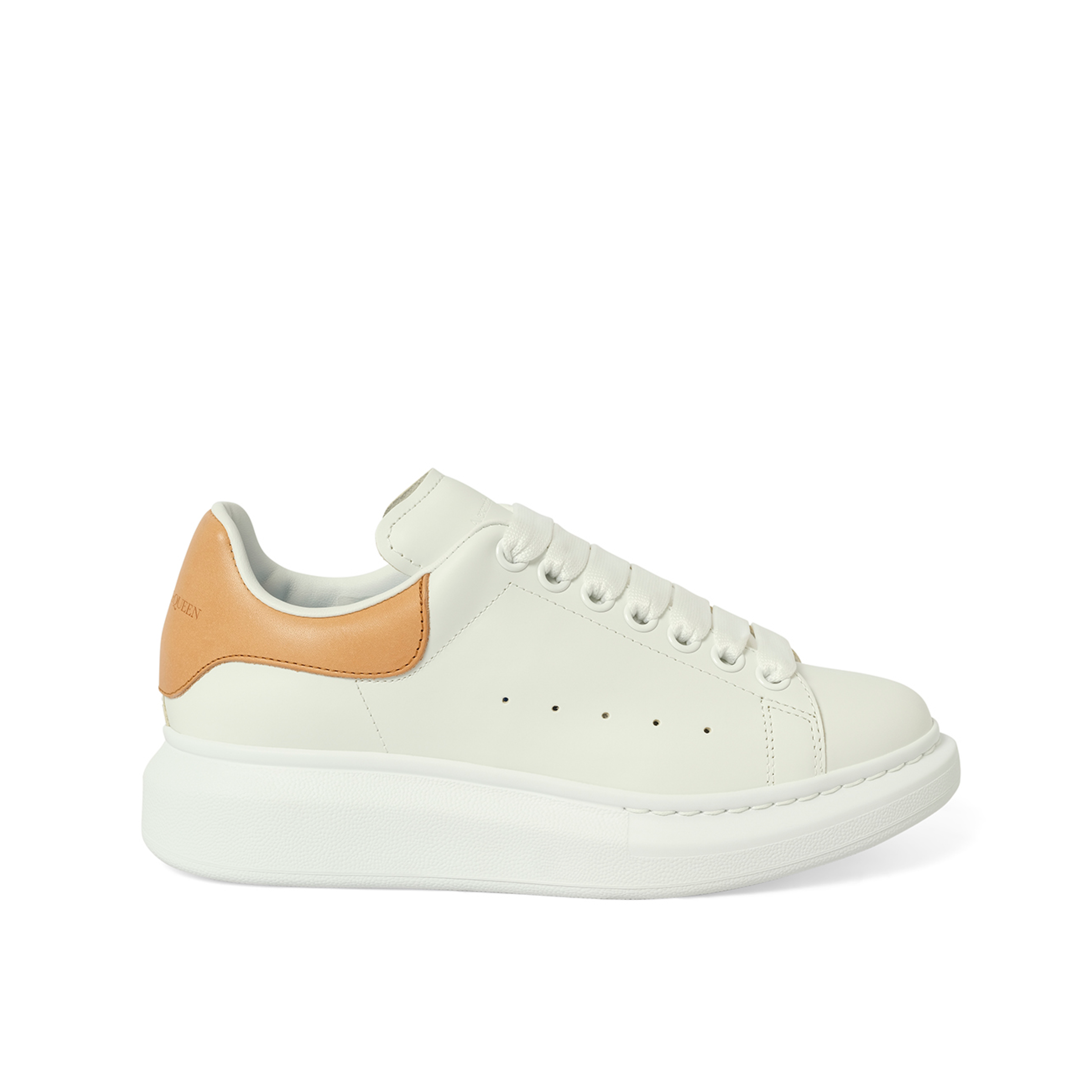 Larry Oversized Sneaker in White/Natural