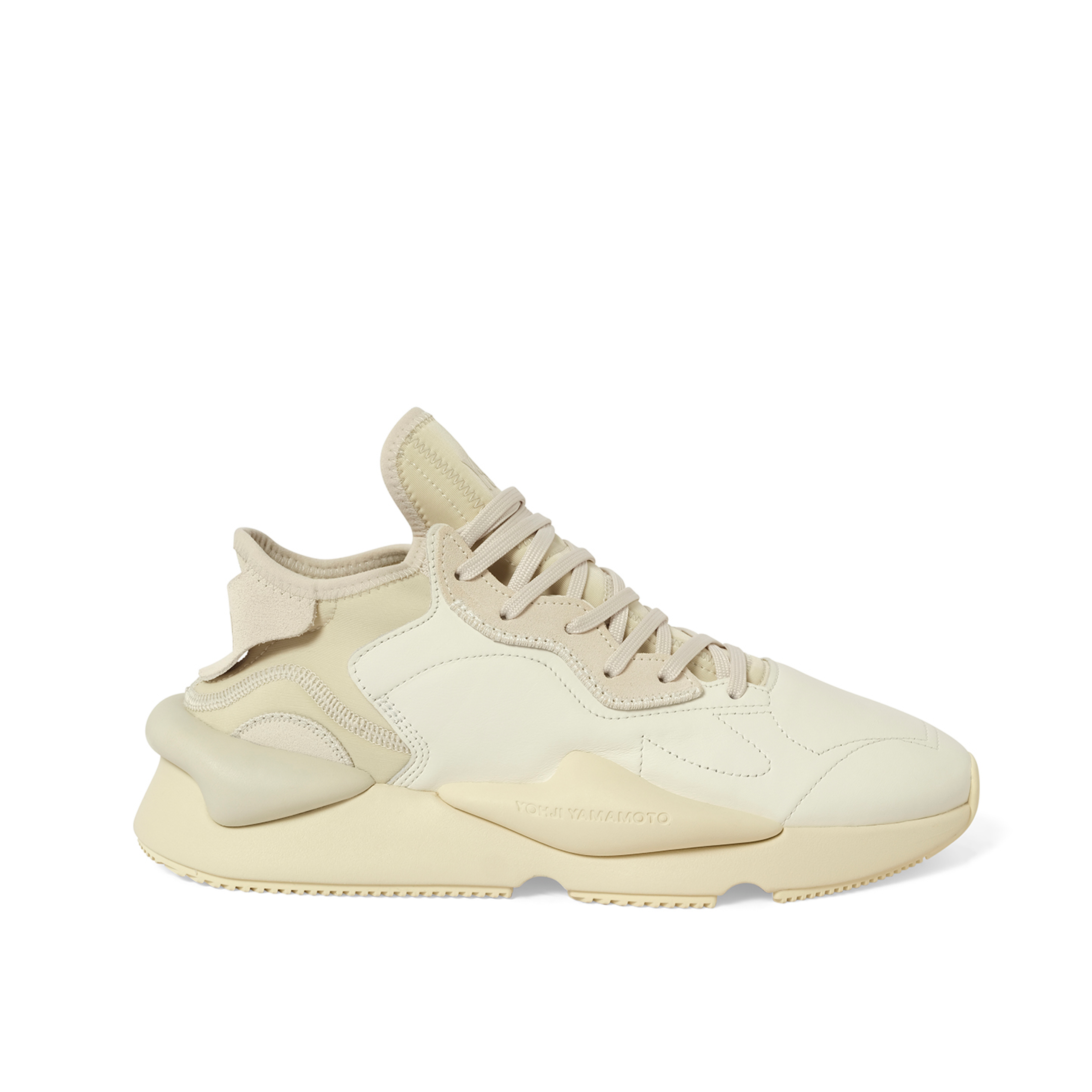 Y-3 Kaiwa Sneaker in Off White