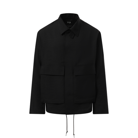 Sports Pocket Coach Jacket in Black