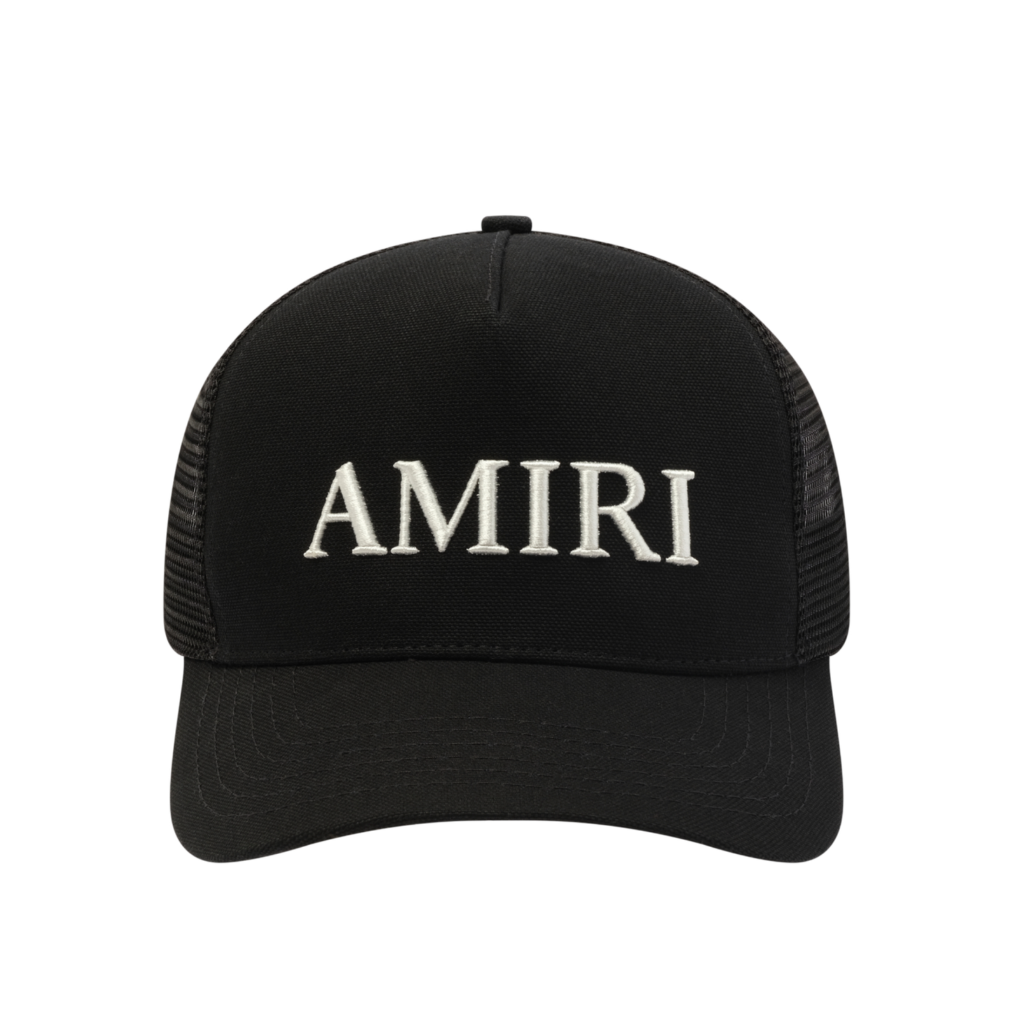 Amiri Core Logo Trucker Hat in Black