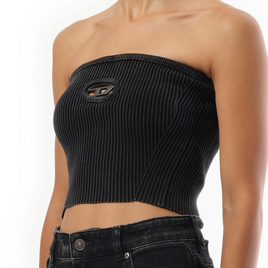 M-Clarksvillex Cropped Top in Black