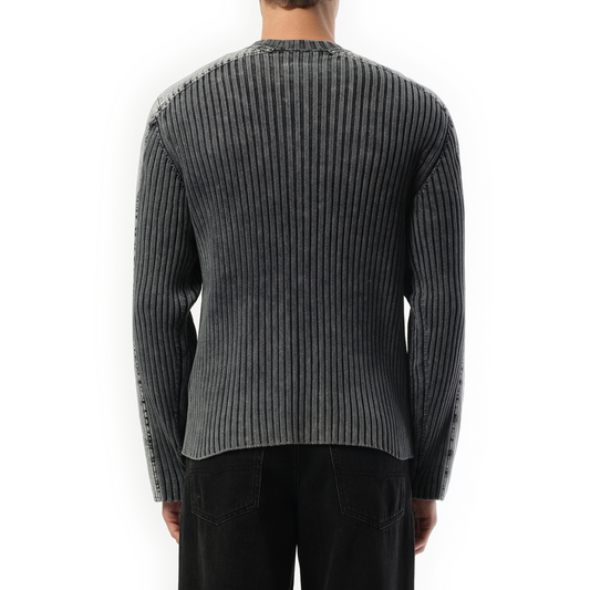 K-Matty Zip Sweater in Charcoal